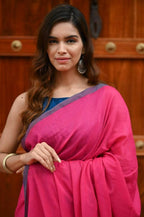 Very Much Indian Saadgi Pure Cotton Handloom Sarees With Intricate Borders - Distacart