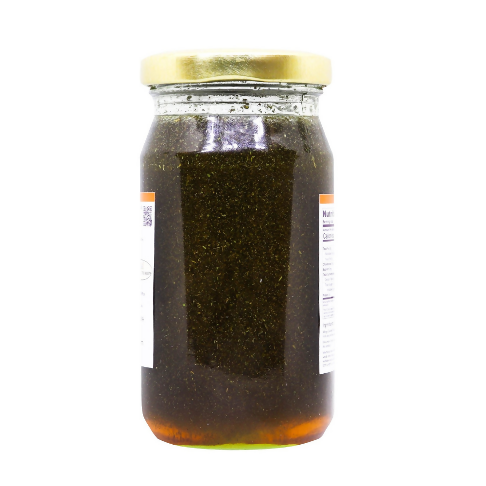 Tassyam Organics Wild Honey with Natural Dried Tulsi