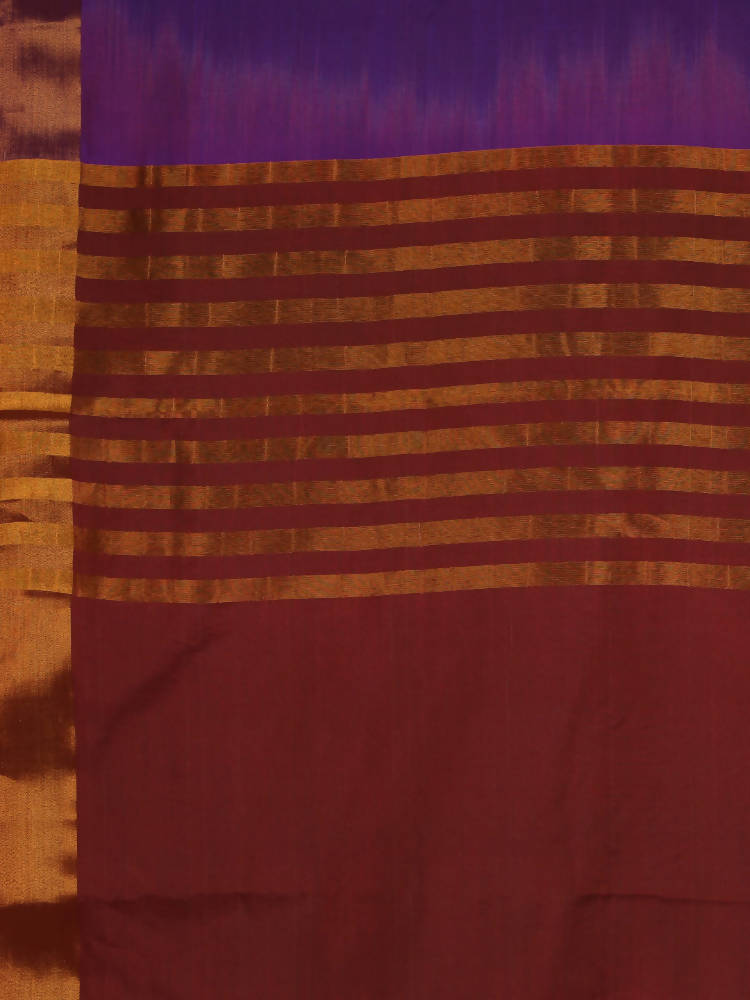 Kalamandir Beautiful Ikkat Print Multi Color Uppada Saree