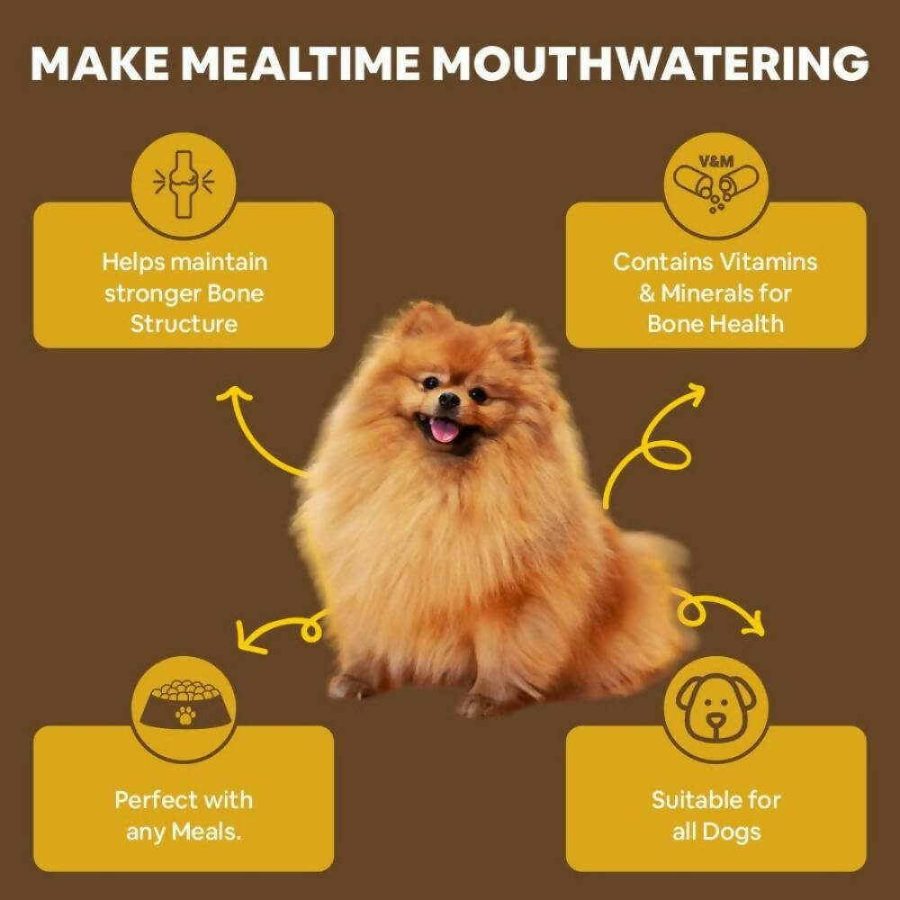 Carbamide Forte Pets Chewable Calcium Supplement with Vitamin D3, B12 Magnesium & Zinc Tablets