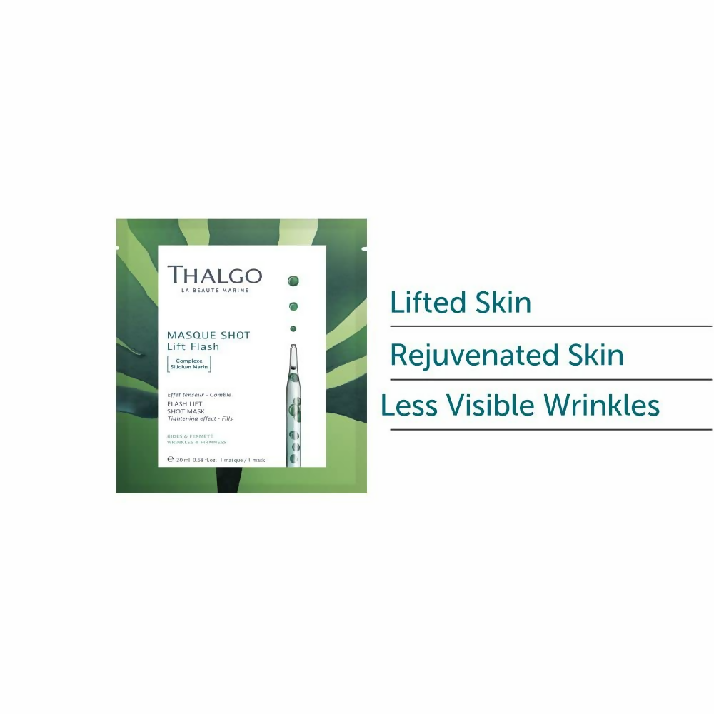 Thalgo Flash Lift Shot Mask - Rejuvenating Anti-Aging Sheet Mask