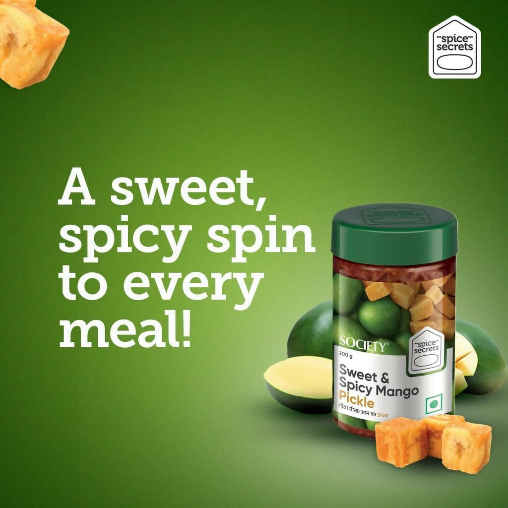 Society Sweet & Spicy Mango Pickle Jar - Distacart