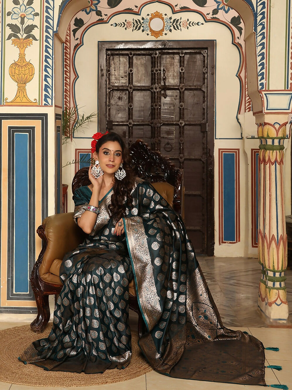 Shree Shyam Fashion Torque Silk Saree - Distacart