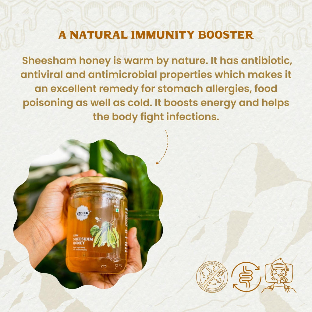 Vediko Origins Raw Sheesham Honey - Distacart