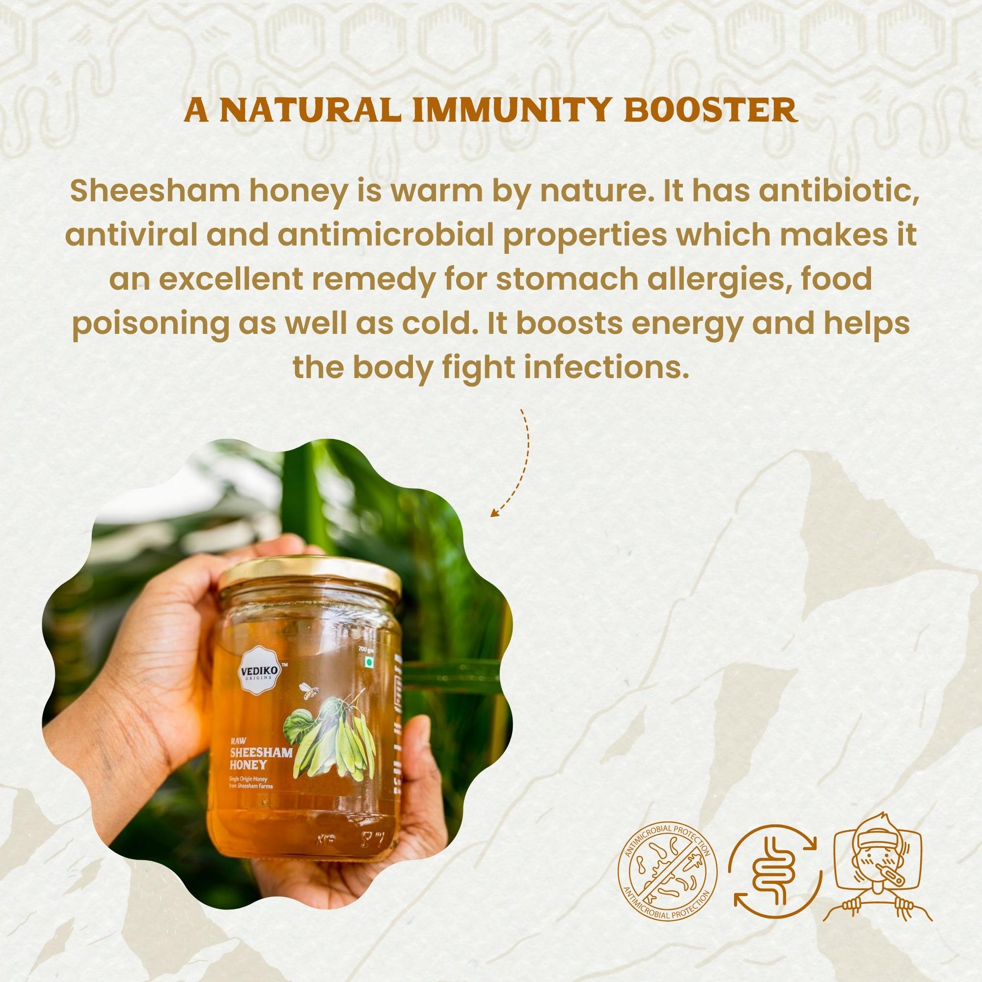 Vediko Origins Raw Sheesham Honey - Distacart