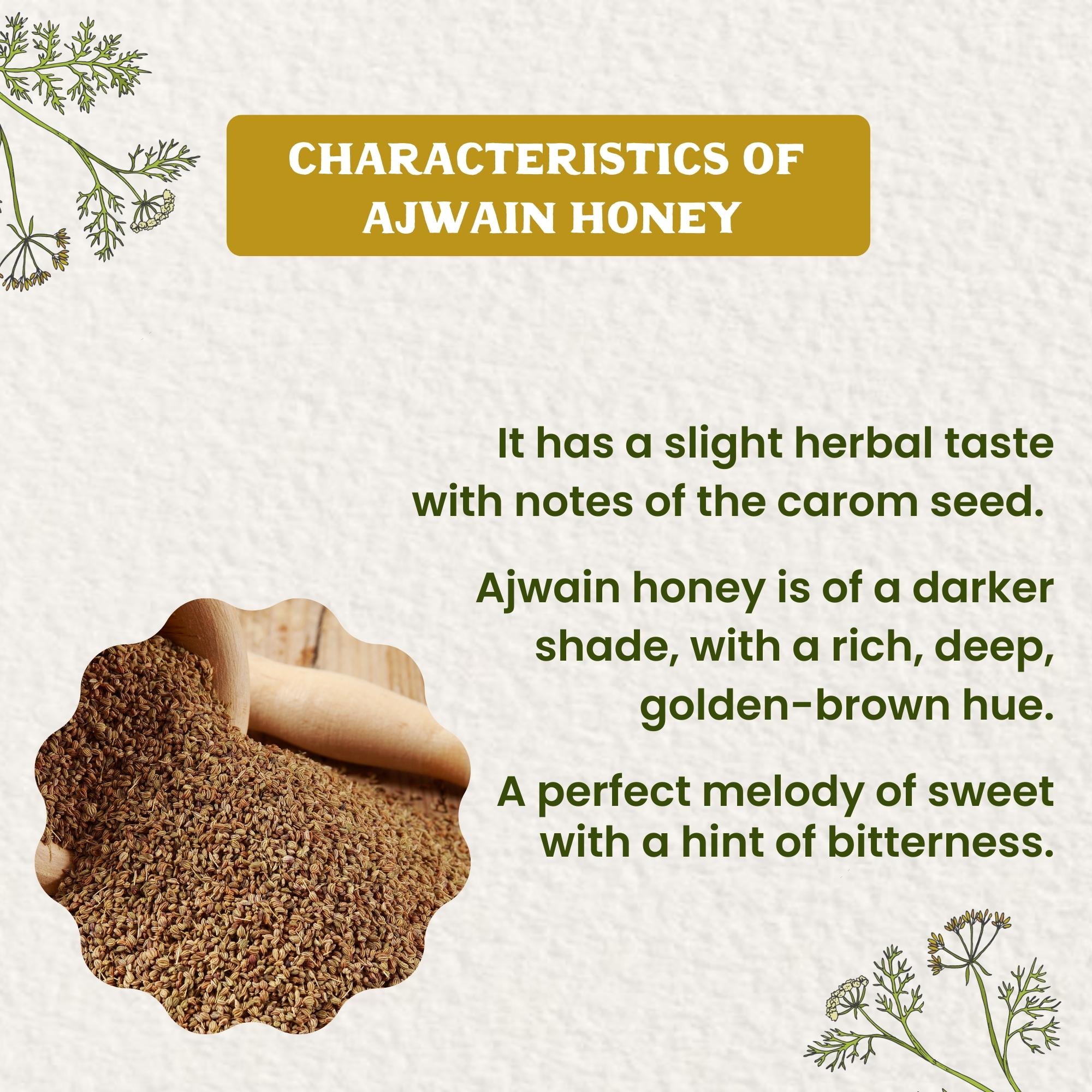 Vediko Origins Raw Ajwain Honey - Distacart