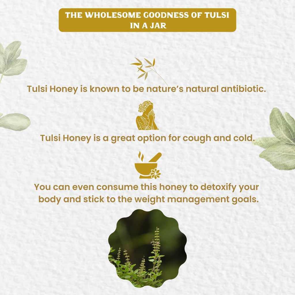 Vediko Origins Raw Tulsi Honey - Distacart