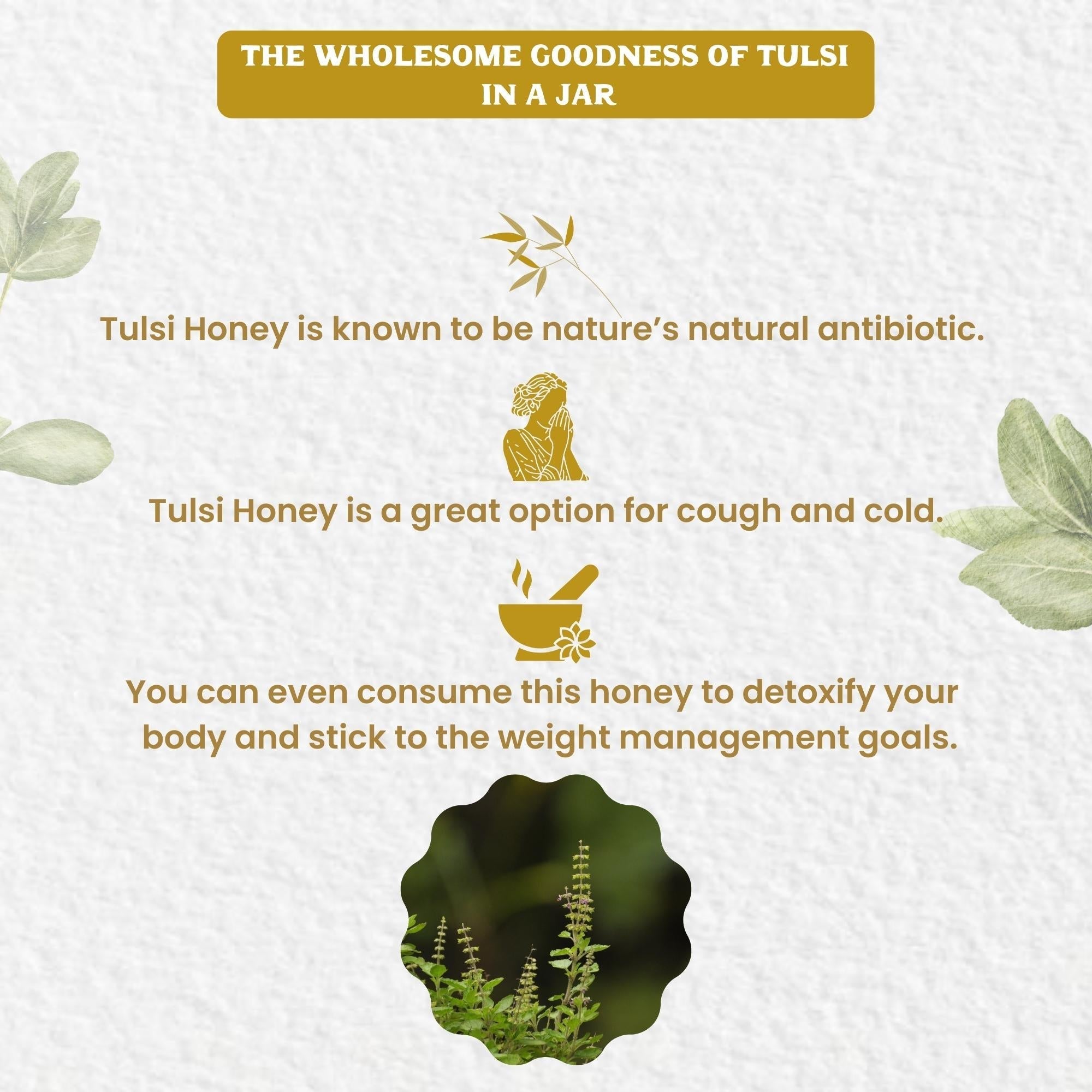 Vediko Origins Raw Tulsi Honey - Distacart