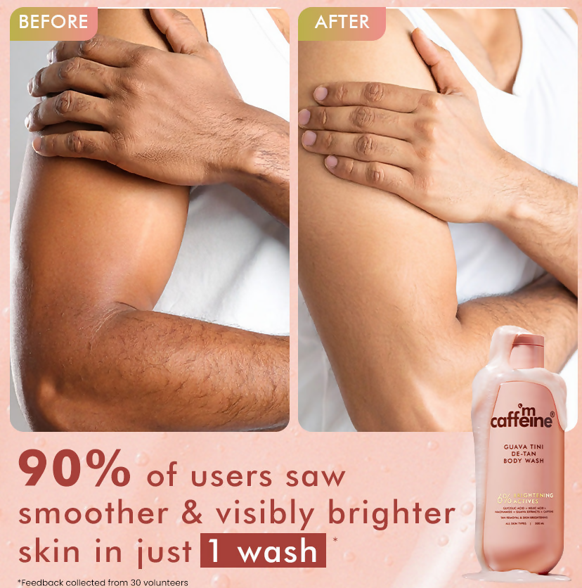 mCaffeine De-Tan & Exfoliating Body Washes - Distacart