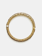 Ruby Raang 22k Gold Polished Kundan Bracelet - Distacart