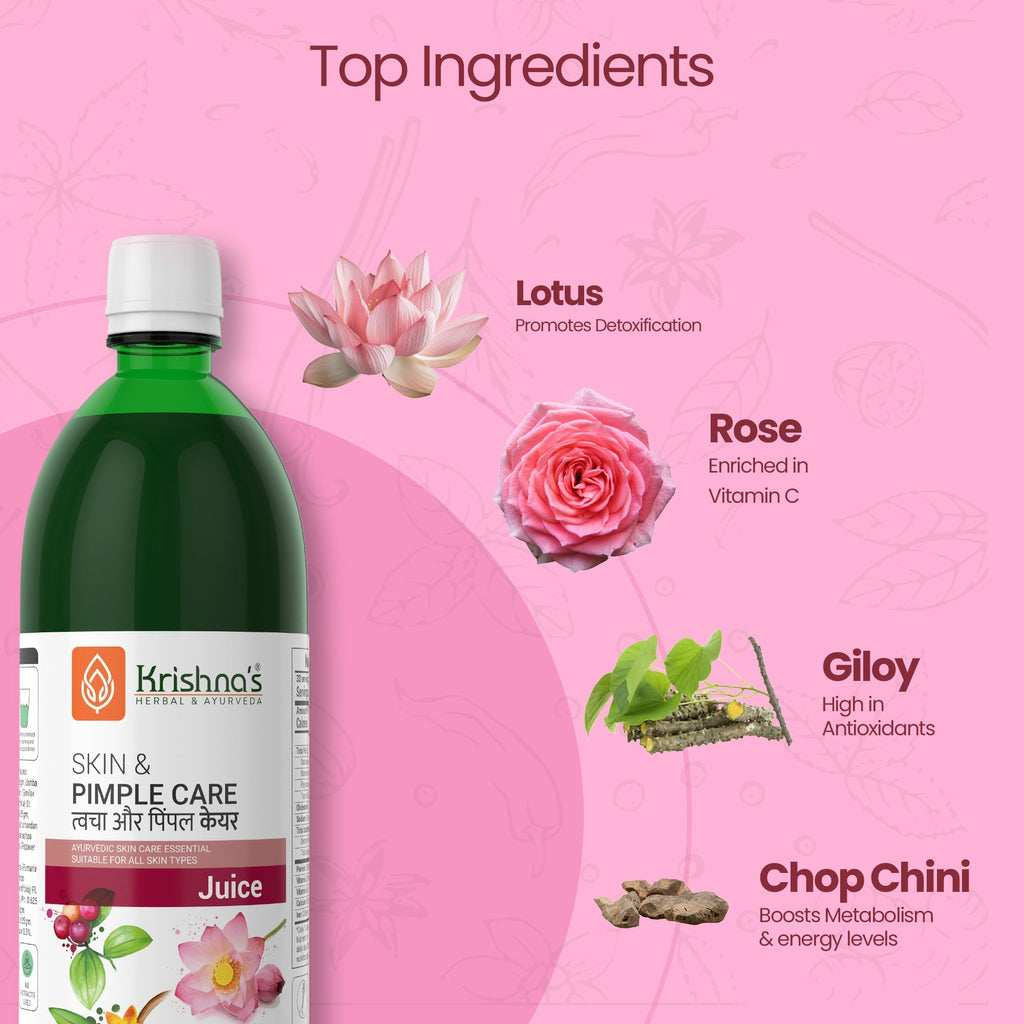 Krishna'S Herbal & Ayurveda Skin & Pimple Care Juice