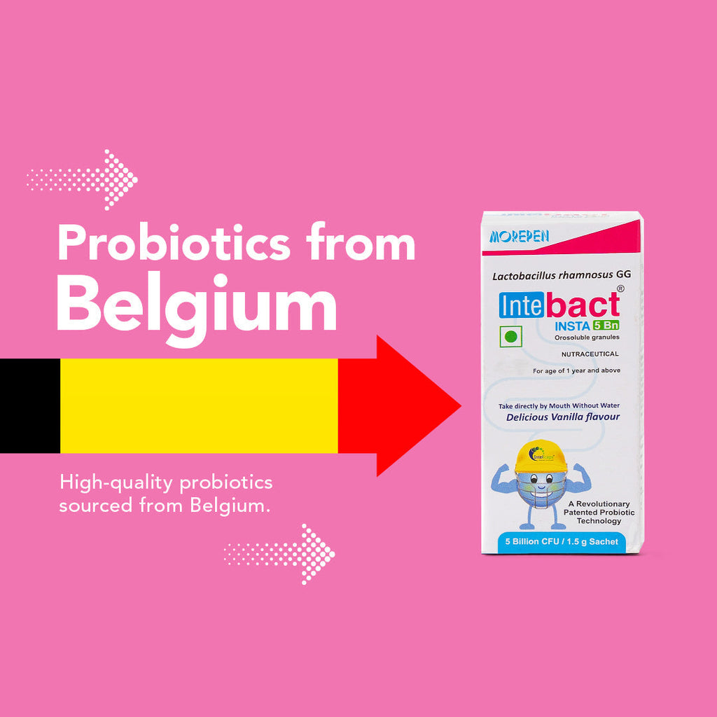 Dr Morpen Intebact Insta Probiotic 5Bn (1.5Gm) - 6 Sachets - Distacart
