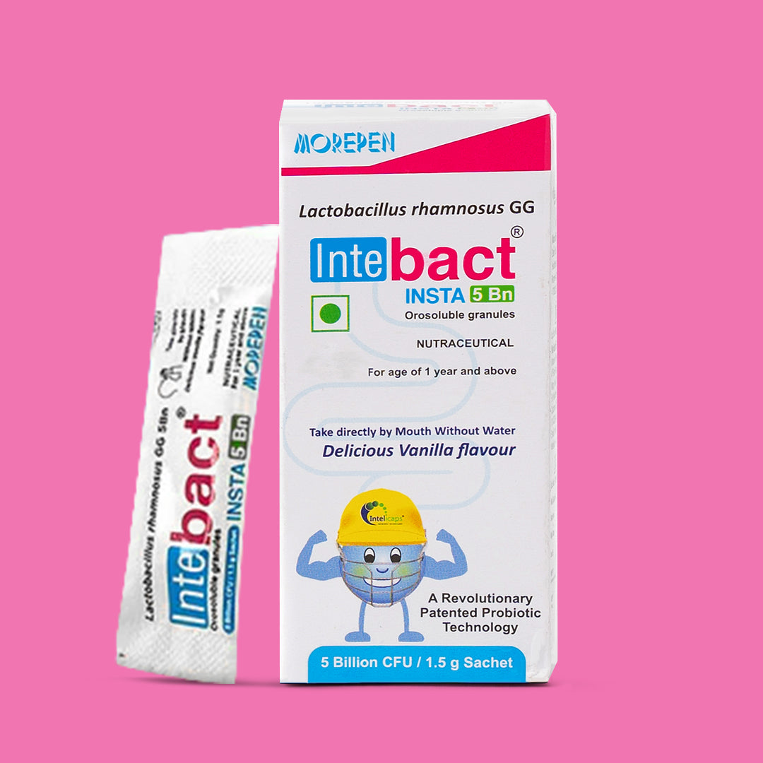 Dr Morpen Intebact Insta Probiotic 5Bn (1.5Gm) - 6 Sachets - Distacart