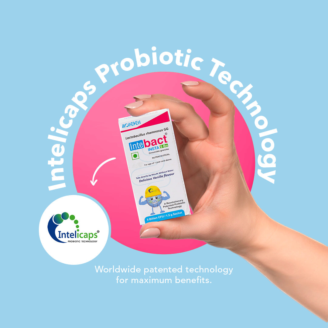 Dr Morpen Intebact Insta Probiotic 5Bn (1.5Gm) - 6 Sachets - Distacart