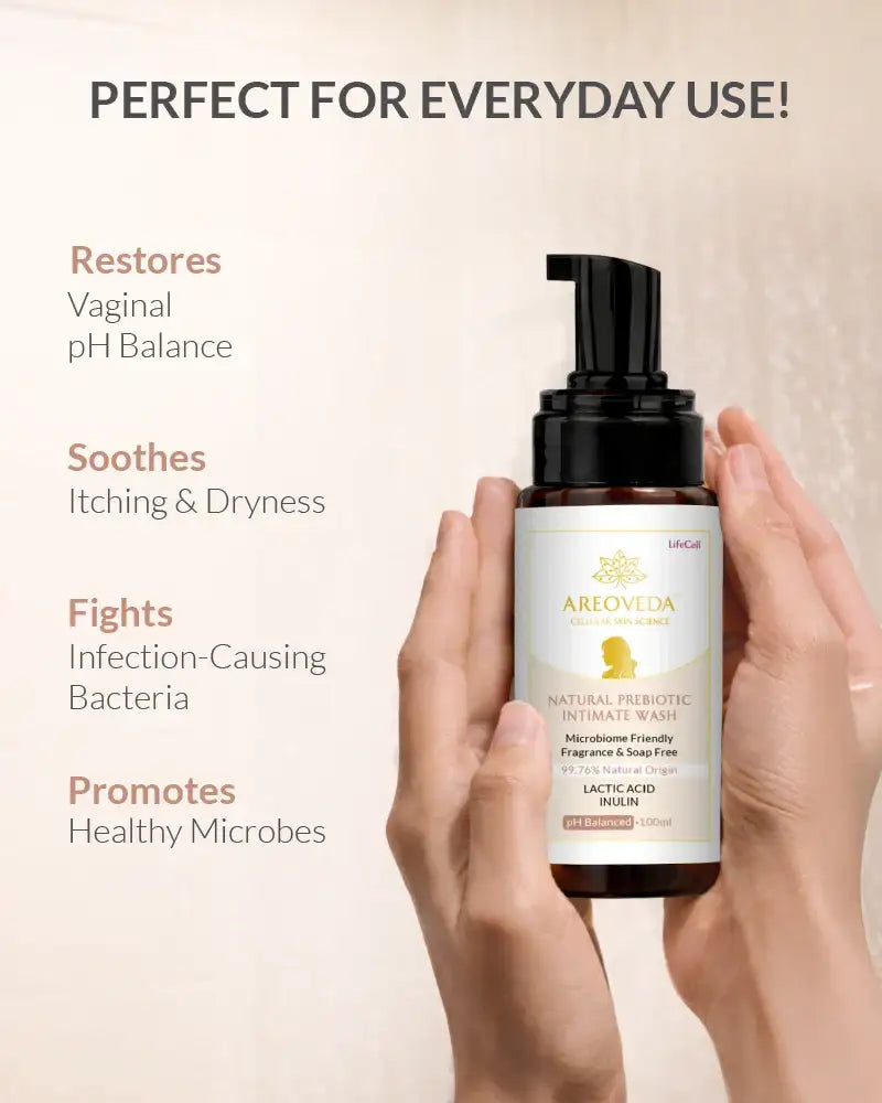 AreoVeda Natural Prebiotic Intimate Wash - Distacart