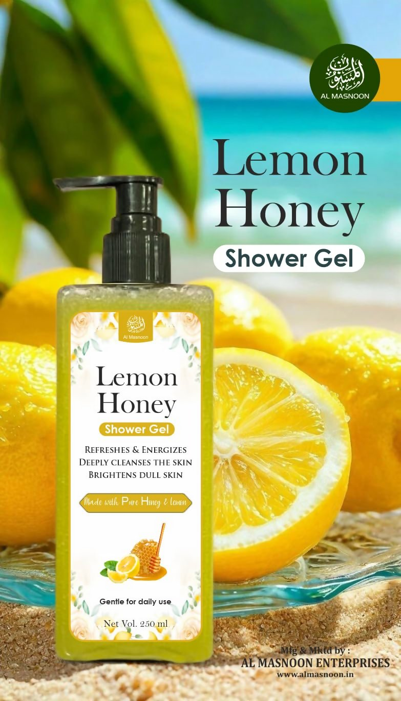 Al Masnoon Lemon Honey Shower Gel - Distacart