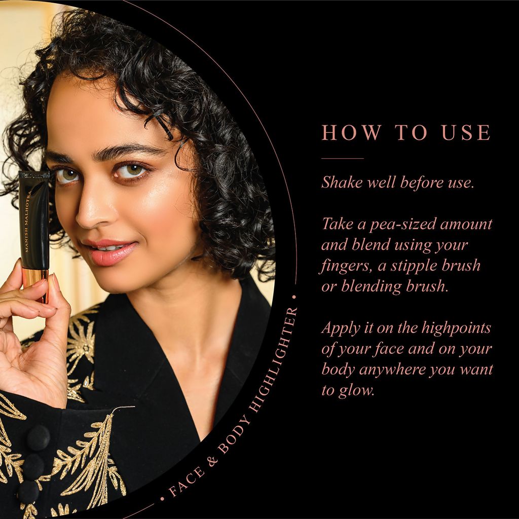 MyGlamm Manish Malhotra Beauty Face & Body Highlighter - Quartz