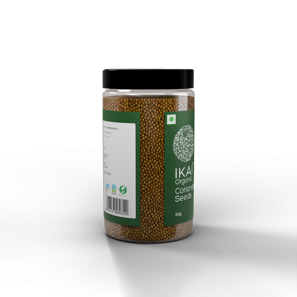 1 - Organic Coriander Seeds - 50g
