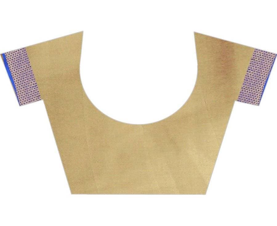 Vamika Banarasi Cotton Silk Weaving Brown Saree (DOCTOR MOR CHIKU)
