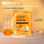 Lakme Skin Solutions Vitamin C - Revitalizing Sheet Mask - Distacart