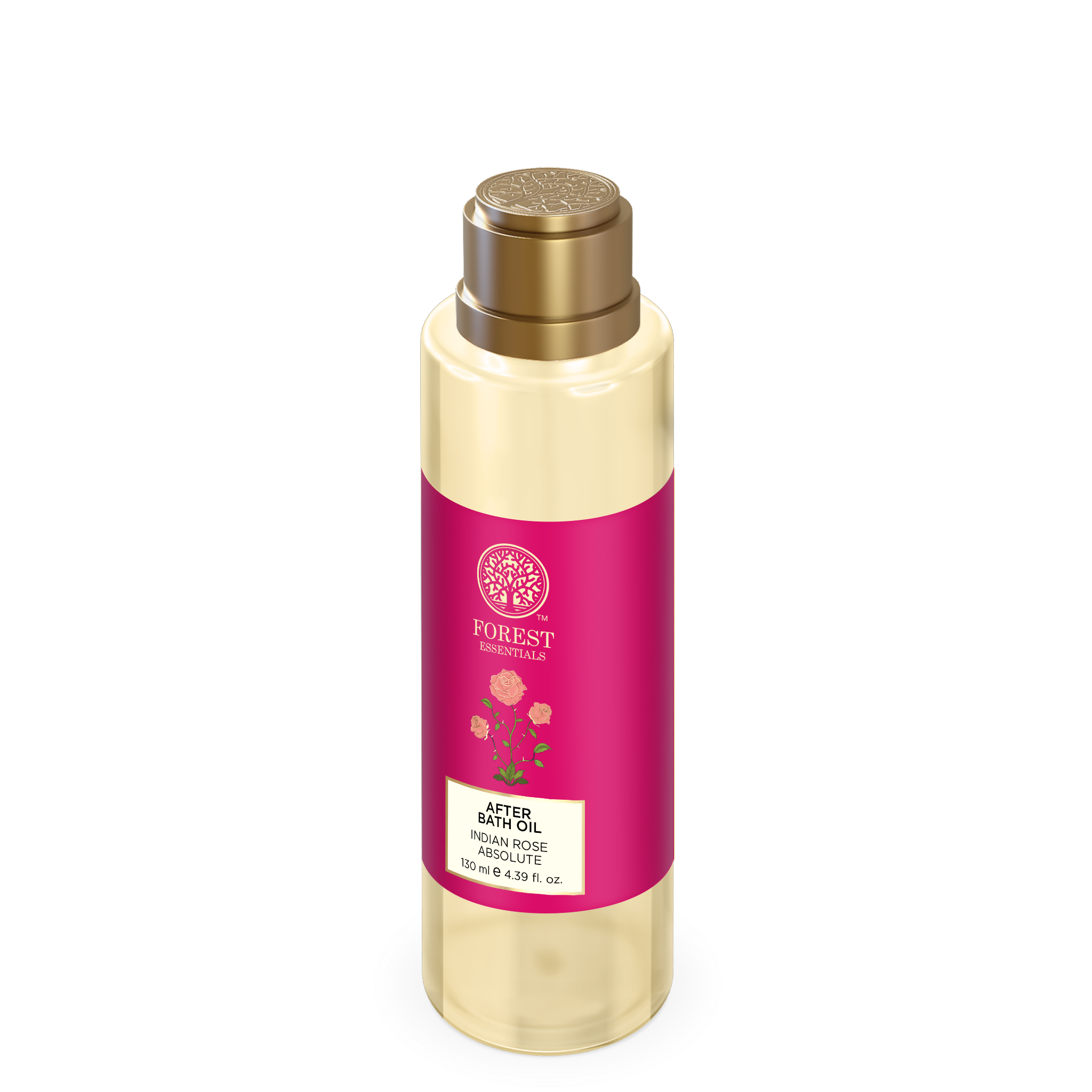 Forest Essentials After Bath Oil Indian Rose Absolute - Nourishing After Shower Body Oil - Distacart