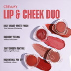 Focallure Creamy Lip & Cheek Duo - D12