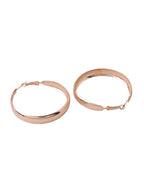 NVR Women Gold Plated Hoop Earrings - Distacart