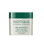 Biotique Advanced Ayurveda Bio Myristica Spot Correcting Anti Acne Face Pack - Distacart
