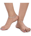 Joban Fashion Silver Copper Anklet For Girl - Distacart