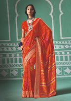 Joban Fashion Vicitra Silk Multi Color Soft Fabric With Digital Print Saree
