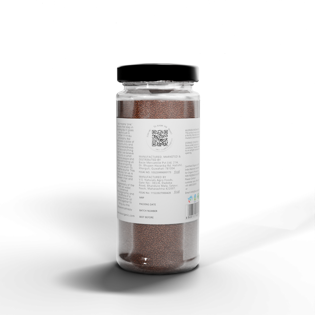 4 - Organic Flax Seeds - 100g