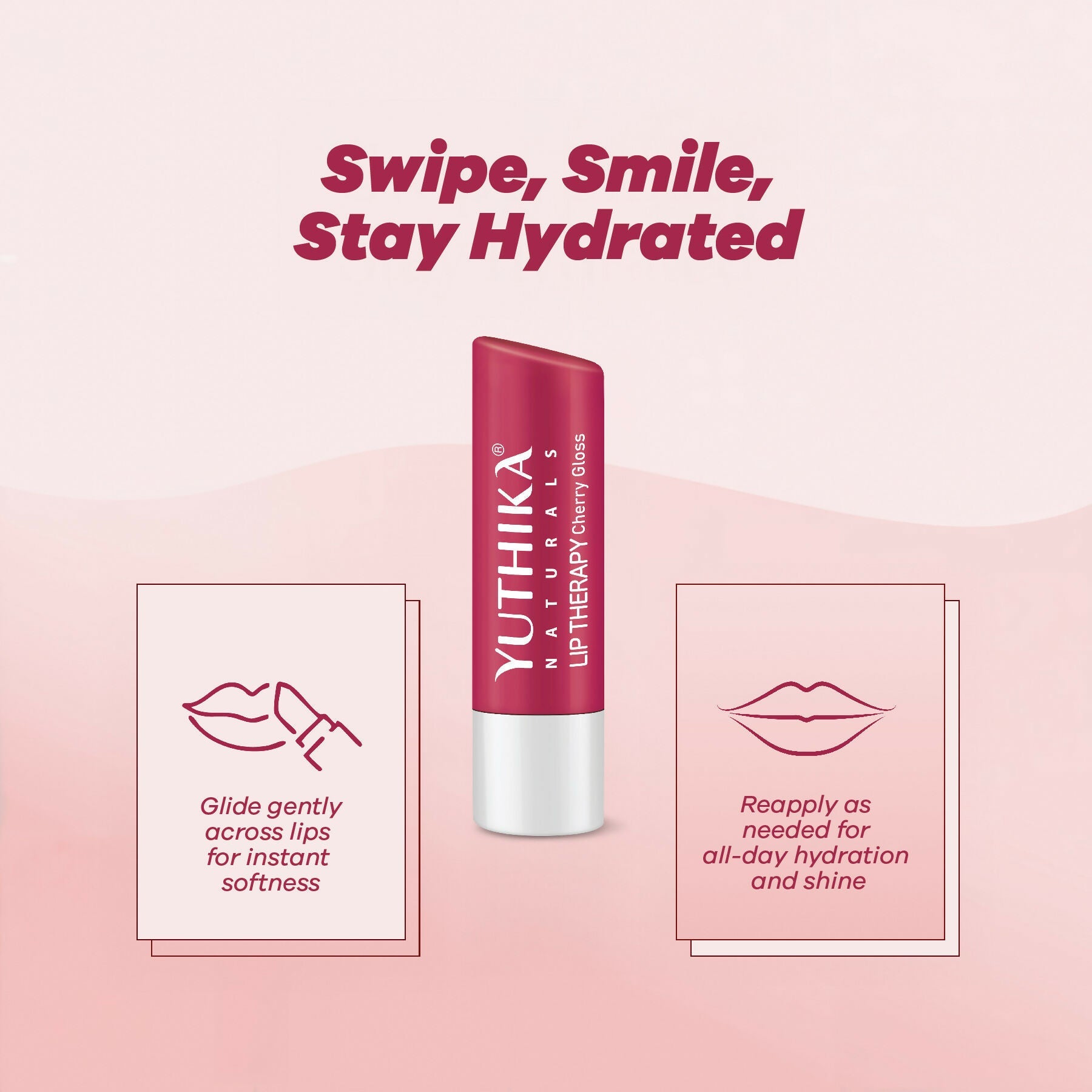 Yuthika Moisturizing Lip Balm – Cherry Gloss - Distacart