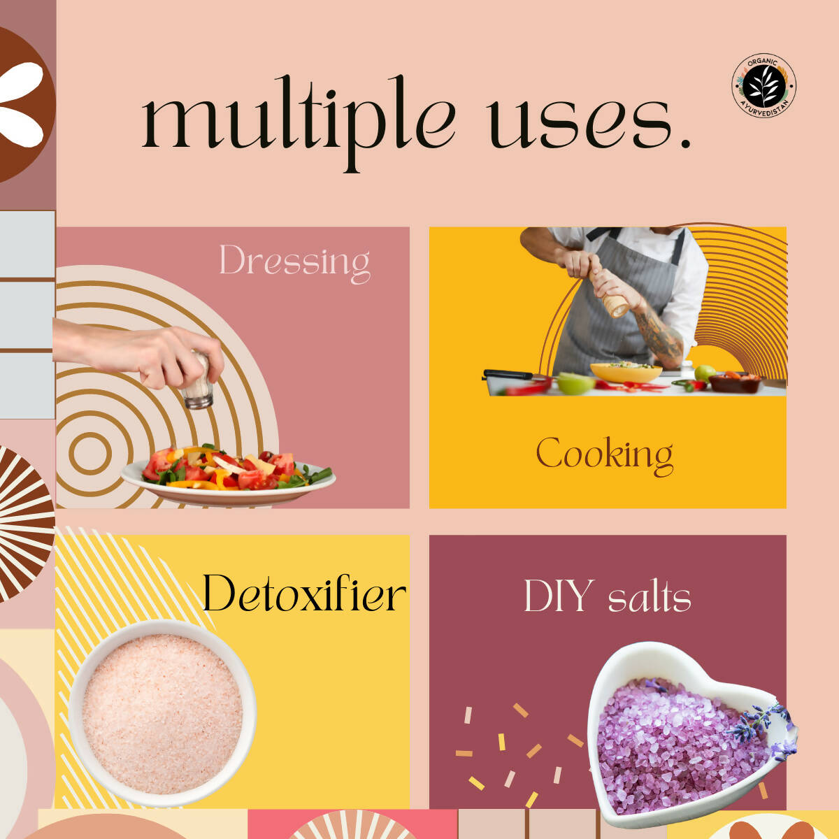 Organic Ayurvedistan Pink Salt Powder - Distacart
