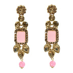 Mominos Fashion Johar Kamal Gold-Plated Brass Finish Kundan/Stone Choker For Women (Baby Pink) - Distacart