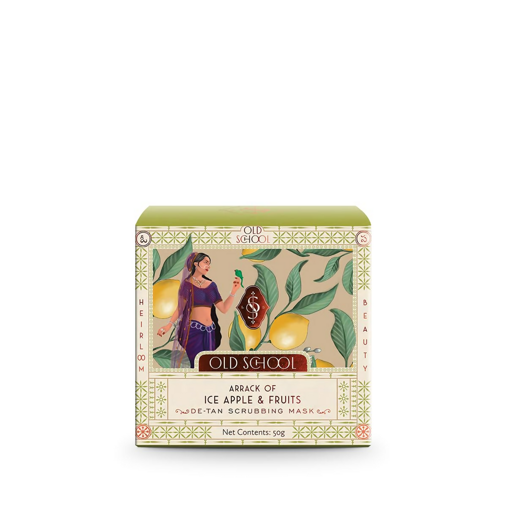 Old School Rituals Ice Apple & Fruit De-Tan Scrubbing Mask