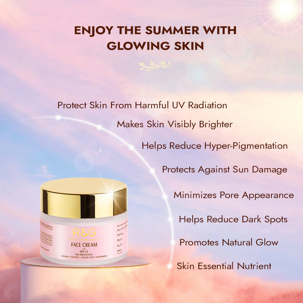 R&G Skin Brightening Face Cream With SPF-15 - Distacart