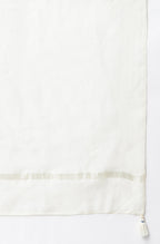 Janasya Women's Off- White Poly Silk Ethnic Motifs Kurta With Palazzo And Dupatta - Distacart