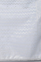 Janasya Women's Grey Poly Chanderi Ethnic Motifs Kurta With Pant And Dupatta - Distacart