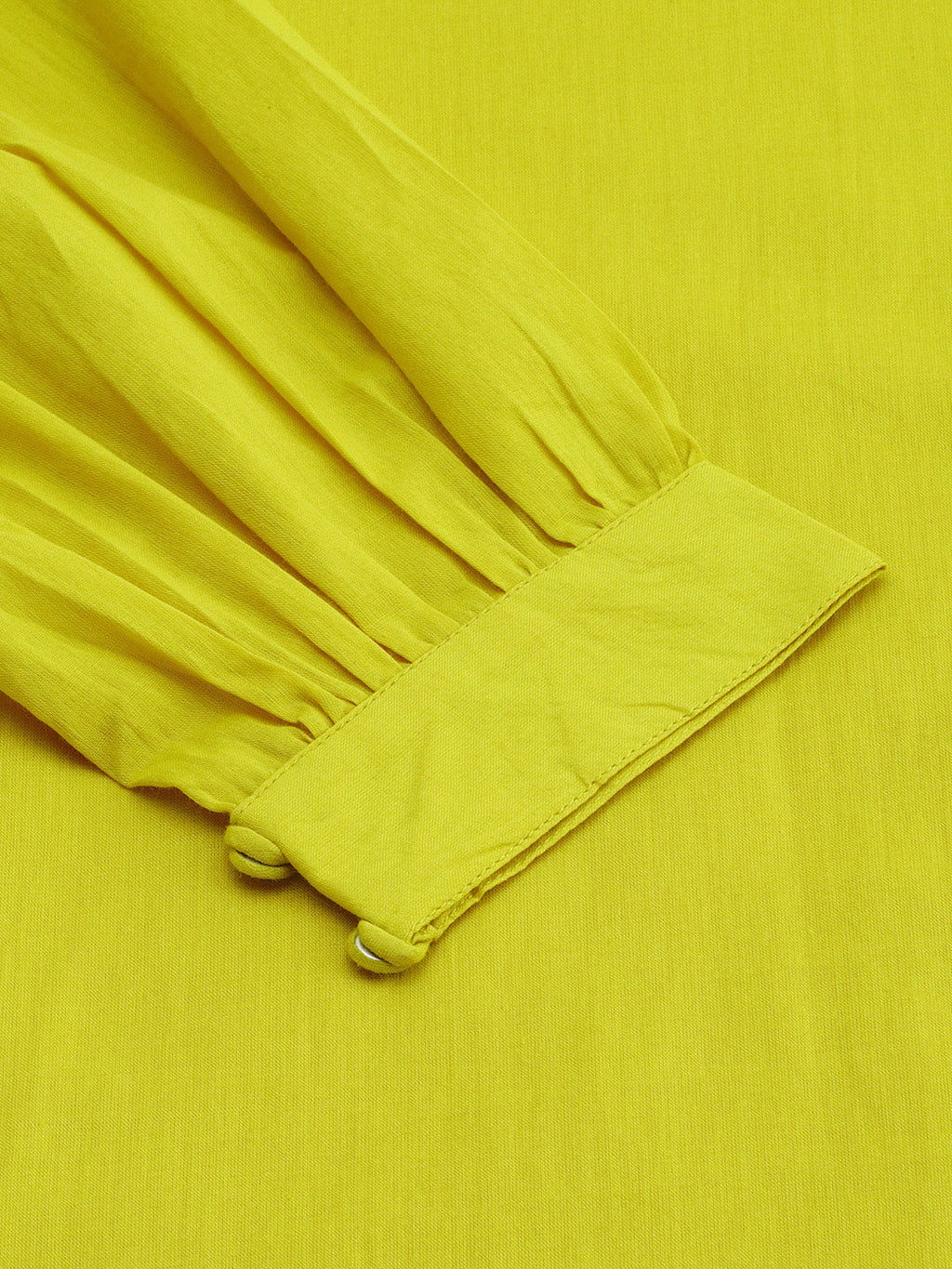 Janasya Women's Mustard Cotton Solid Drop-Waist Western Dress - Distacart