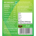 Teame Mint Lemon Ginger Revive Tea Bags - Distacart