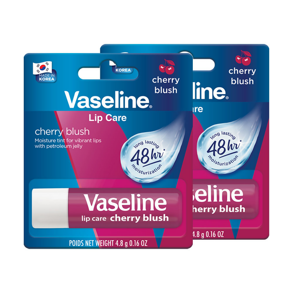 Vaseline Lip Care Lip Balm Stick - Cherry Blush - Distacart
