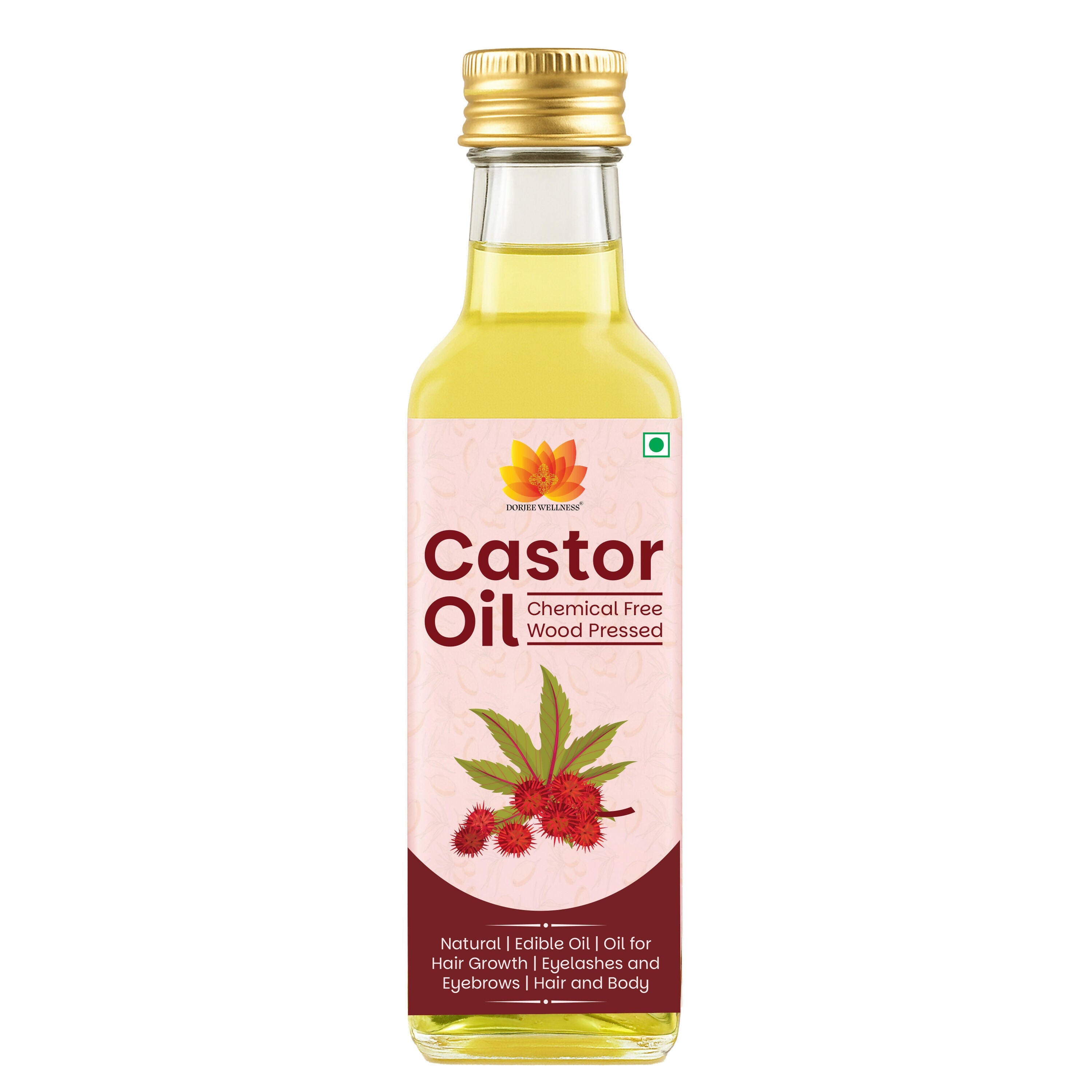 Dorjee Wellness Wood Pressed Castor Oil - Distacart