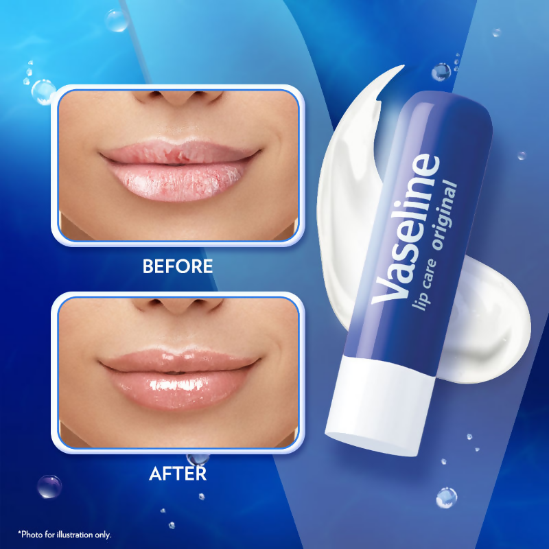 Vaseline Lip Care Lip Balm Stick - Original Lips - Distacart