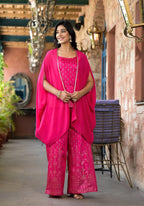 Juniper Women's Pink Polyester Printed Set