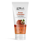 Globus Naturals Kesar Chandan Skin Lightening & Tan Removal Face wash, Suitable For All Skin Types - Distacart