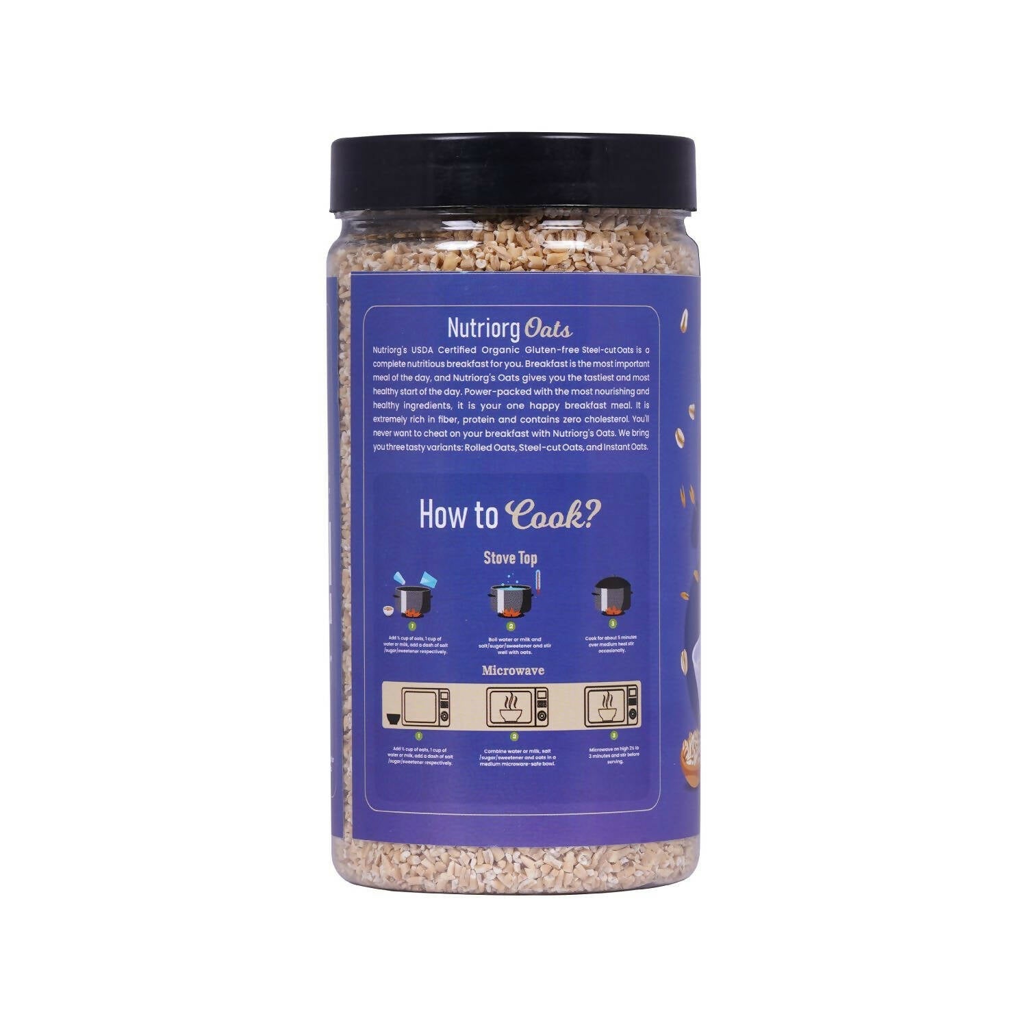 Nutriorg Certified Organic Steelcut Oats - Distacart