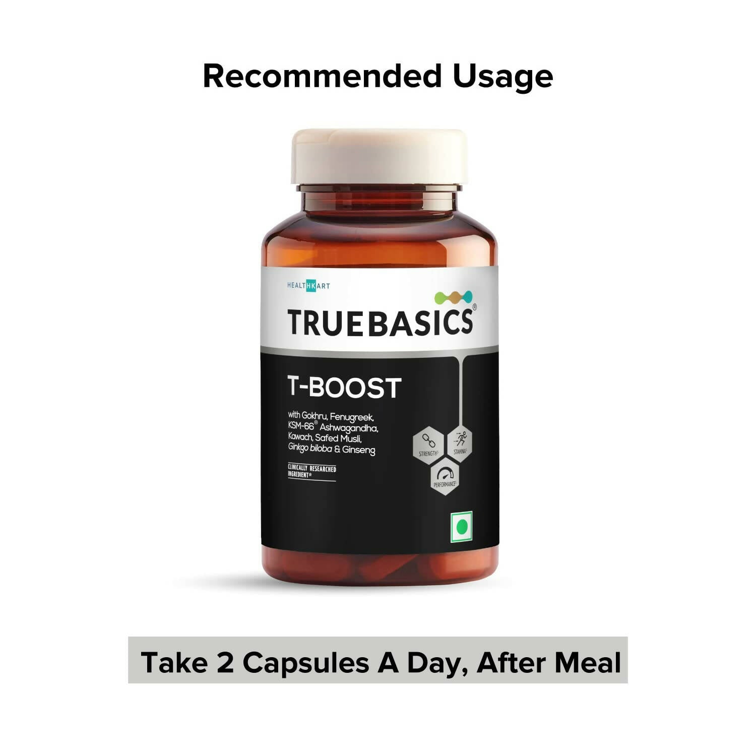 TrueBasics T-Boost Tablets for Men - Distacart