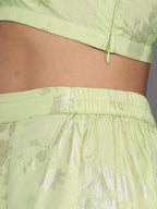 Ahalyaa Women's Traditional Wear Co-ods - Green - Distacart
