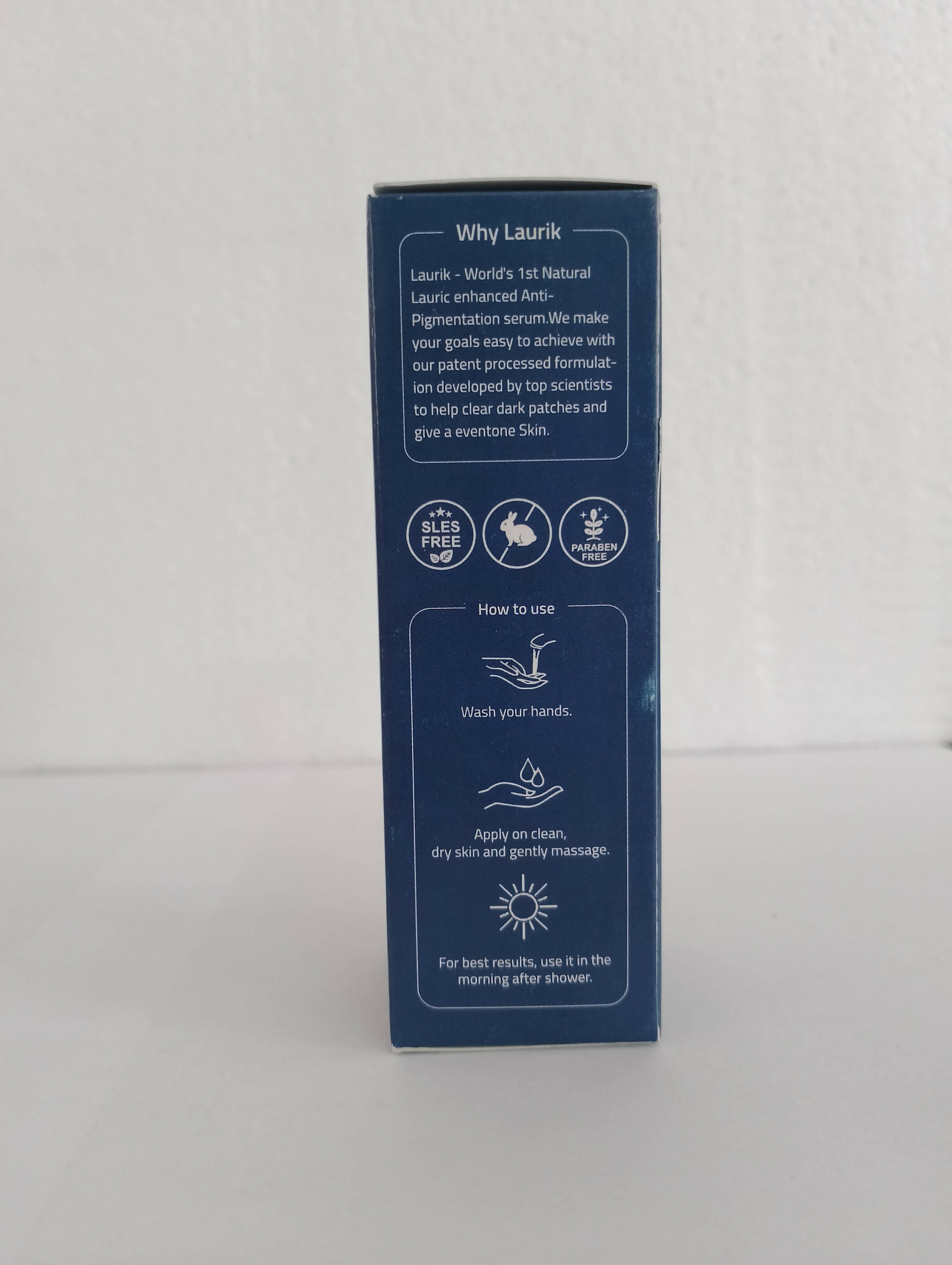 Laurik Anti Pigmentation & Lightening Serum For Men & Women with Alpha Arbutin, Retinol, Niacinamide & Vit-C for Dark Patches & Spots