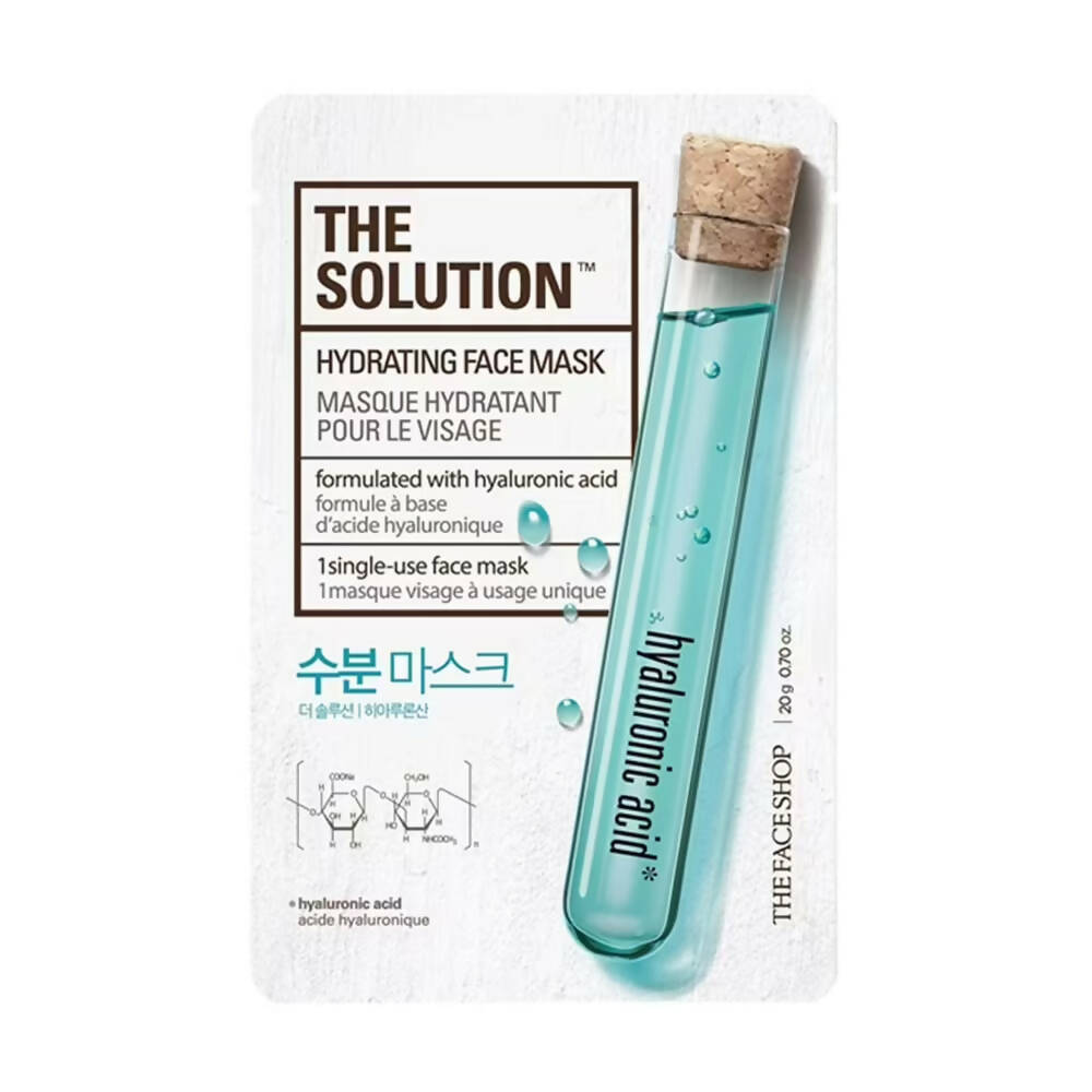 The Face Shop The Solution Hydrating Face Mask - Korean Skincare
